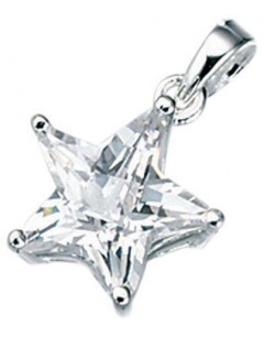 Collar star in 925/1000 silver