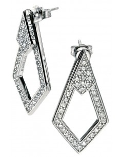 My-jewelry - D5070 - earring chic zirconium in 925/1000 silver