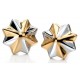 My-jewelry - D5076 - earring star Gold-plated in 925/1000 silver