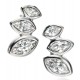 My-jewelry - D5079 - earring chic zirconium in 925/1000 silver