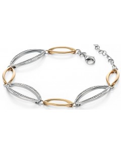 My-jewelry - D4389 - Bracelet chic Gold plated and zirconium in 925/1000 silver