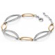 My-jewelry - D4389 - Bracelet chic Gold plated and zirconium in 925/1000 silver