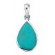 necklace turquoise in 925/1000 silver