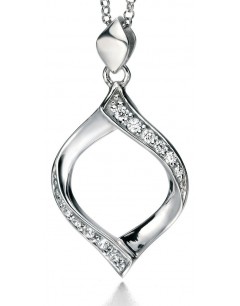 My-jewelry - D4326c - Collar chic zirconium in 925/1000 silver