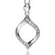 My-jewelry - D4326c - Collar chic zirconium in 925/1000 silver