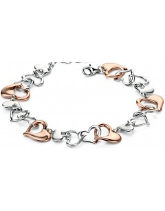 My-jewelry - D4537 - Bracelet hearts in 925/1000 silver