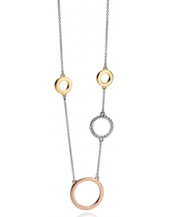 My-jewelry - D3908c - Collar chic rose Gold plated and Gold in 925/1000 silver