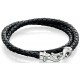 My-jewelry - D4506 - Bracelets chic leather stainless steel