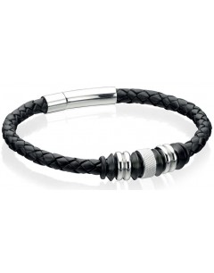 My-jewelry - D3898 - Bracelets chic leather stainless steel