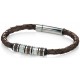 My-jewelry - D4209 - Bracelets chic leather stainless steel