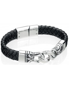 My-jewelry - D3897 - Bracelets chic leather steel oxidized