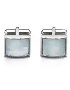 My-jewelry - D422uk - stainless steel mother of pearl cufflinks