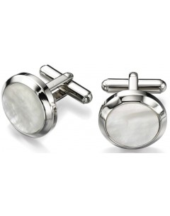 My-jewelry - D482uk - stainless steel mother of pearl cufflinks