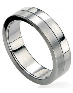 My-jewelry - D2511uk - stainless steel brushed and polished Ring