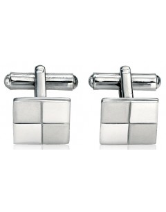 My-jewelry - D319uk - stainless steel brushed and polished cufflinks
