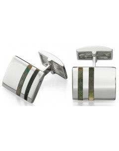 My-jewelry - D497uk - Sterling silver mother of pearl black cufflinks