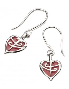 My-jewelry - D4274 - earring heart Romeo and Juliet in 925/1000 silver