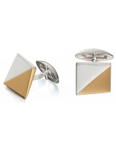 My-jewelry - D501uk - Sterling chic Gold plated cufflinks