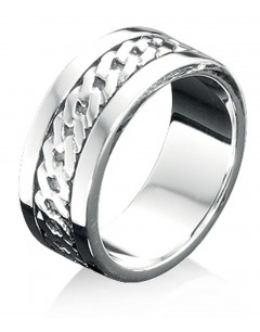 My-jewelry - D3046uk - Sterling silver class oxidized ring