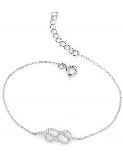 My-jewelry - D4576 - Bracelet infinite zirconium in 925/1000 silver
