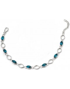 My-jewelry - D4639uk - Sterling silver rhodium plated crystal Swarovski® bracelet