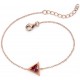 My-jewelry - D4753 - Bracelet rose gold plated in 925/1000 silver