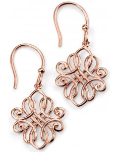 My-jewelry - D4879 - earring rose Gold plated in 925/1000 silver