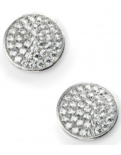 My-jewelry - D4880 - earring plated rhodium and zirconium in 925/1000 silver