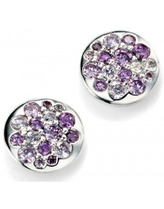 My-jewelry - D4886 - earring trend zirconium in 925/1000 silver