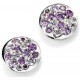 My-jewelry - D4886 - earring trend zirconium in 925/1000 silver