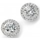 My-jewelry - D4909 - earring class zirconium in 925/1000 silver