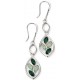 My-jewelry - D4969 - earring plated in rhodium and Swarovski crystal in 925/1000 silver