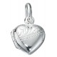 Necklace pendant heart photo child in 925/1000 silver