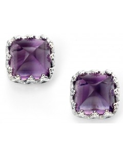 My-jewelry - D5103 - earring trend amethyst in 925/1000 silver