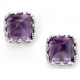 My-jewelry - D5103 - earring trend amethyst in 925/1000 silver