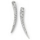 My-jewelry - D5108 - earring chic rhodium-plated and zirconium in 925/1000 silver