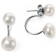 My-jewelry - D5113 - earring trend freshwater pearl in 925/1000 silver