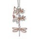 My-jewelry - D3658 - Necklace butterfly rose Gold plated in 925/1000 silver