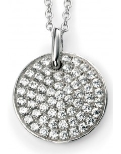 My-jewelry - D3744 - Collar trend rhodium-plated and zirconium in 925/1000 silver