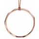 My-jewelry - D3748 - Necklace trend circle rose Gold plated in 925/1000 silver