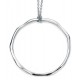 My-jewelry - D3749 - Necklace trend circle in 925/1000 silver