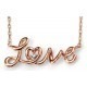 My-jewelry - D3754 - Collar trend Love rose Gold plated in 925/1000 silver