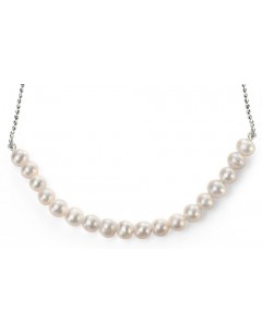 My-jewelry - D3912 - Necklace pearl water to give them in 925/1000 silver