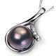 My-jewelry - D3792 - Collar trend pearl and zirconium in 925/1000 silver