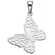 Butterfly necklace in 925/1000 silver