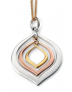 My-jewelry - D4141c - Collar trend rose Gold plated and Gold in 925/1000 silver