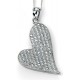 My-jewelry - D4157c - Collar trend heart rhodium-plated in 925/1000 silver