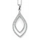 My-jewelry - D4159c - Collar trend very chic zirconium in 925/1000 silver