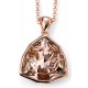 My-jewelry - D4161 - Collar trend in Swarovski crystal and rose Gold plated in 925/1000 silver