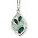 My-jewelry - D4204c - Collar flower in Swarovski crystal and rhodium in 925/1000 silver